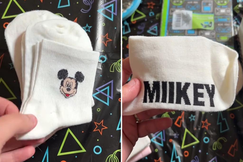 Video of Temu's Disney-Themed Sock Family Order Goes Viral: 'No, It's Mimnee'